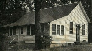 Rppc Postcard Silver Lake Resort Wild Rose Real Photo High Pine Cottage WI 