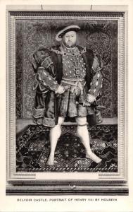 uk20354 portrait of henry VIII by holbein belvoir castle real photo uk