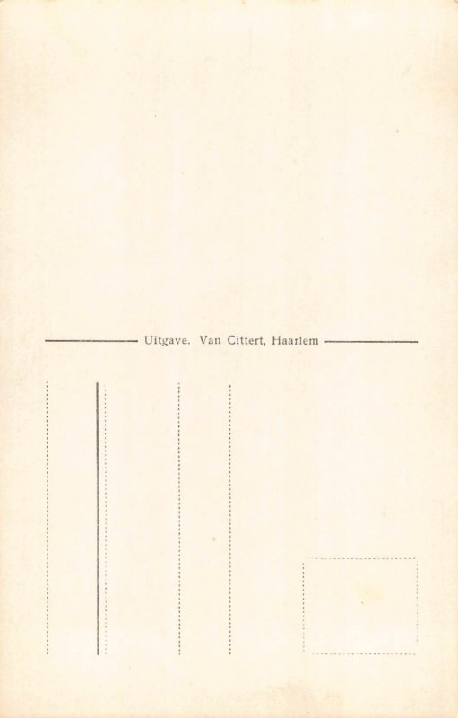 Netherlands Haarlem Groote Kerk Church Bicycles postcard