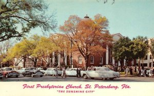 First Presbyterian Church ST. PETERSBURG Florida c1950s Chrome Vintage Postcard
