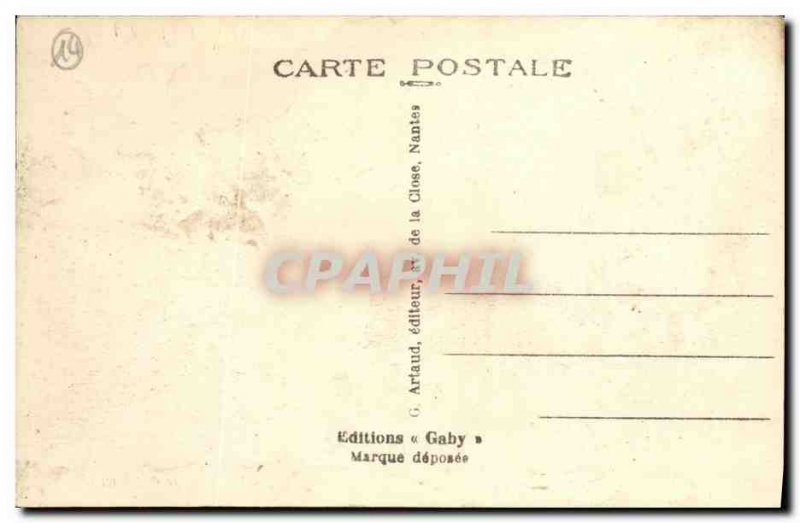 Old Postcard The Delivrande Basilica Interior Black Virgin and Altar