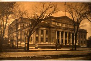 pre-1907 Unused FRANKLIN COUNTY MEMORIAL HALL Columbus Ohio OH postcard v0755