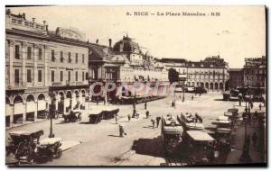 Old Postcard Nice Place Massena Tramway