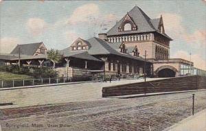 Massachusetts Springfield Union Station 1910