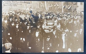 Mint USA Real Picture Postcard Political President Taft & Shanklin 1909