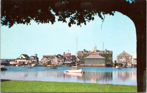 Postcard MA Cape Cod - Oceanographic Institute at Woods Hole