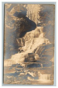 Vintage 1900's RPPC Postcard Watkins Glen Falls New York