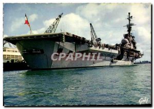 Postcard Modern Boat Foch aircraft carrier