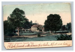 Vintage 1909 Postcard John Greenleaf Whittier Birthplace Haverhill Massachusetts
