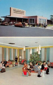 St Petersburg Florida Seaboard Railroad Train Station Vintage Postcard AA60782