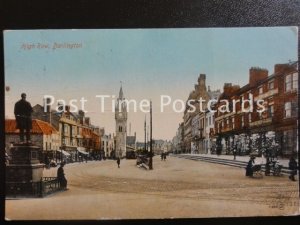 c1921 - High Row, Darlington - showing 'DUNN'S & SON' & 'PUBLIC BENEFIT BOOT Co'