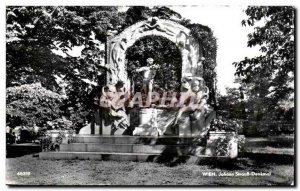 Postcard Old Vienna Johann Strauss Denkmal