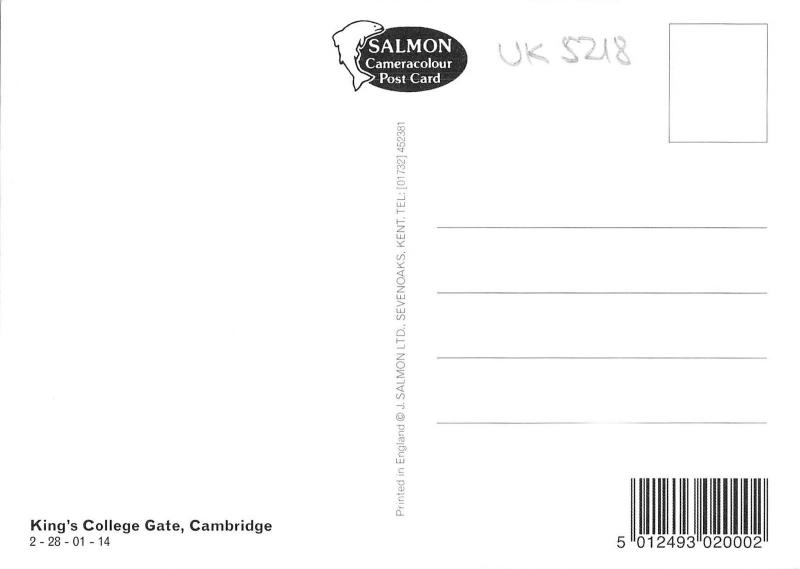 uk5218 cambridge kings college gate   uk