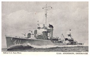 U.S.S. Anderson , Destroyer