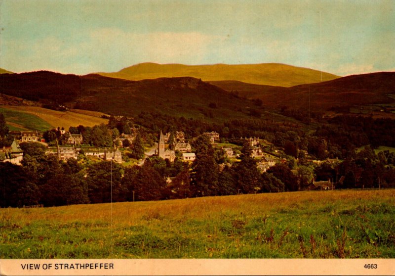 Scotland Strathpepper Panoramic View