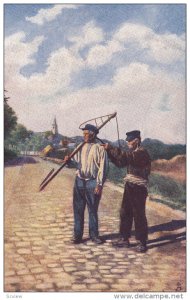 FRANCE, 1900-1910's; French Peasant Life, Two Old Fisher Men