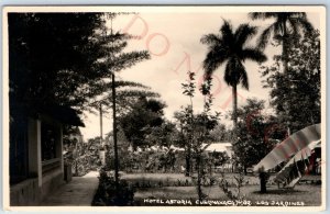 c1940s Los Jardines, Cuernavaca, Mexico RPPC Hotel Astoria Rare Real Photo A141