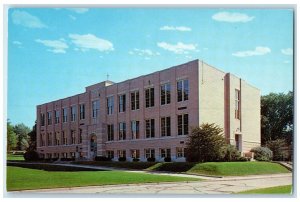 c1960 Library-Science Building Northwestern College Watertown Wisconsin Postcard