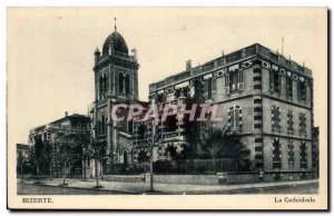 Tunisia Old Postcard Bizerte The Cathedral