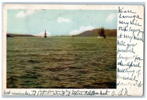 1905 Golden Gate from the Bay San Francisco California CA Jamaica NY Postcard