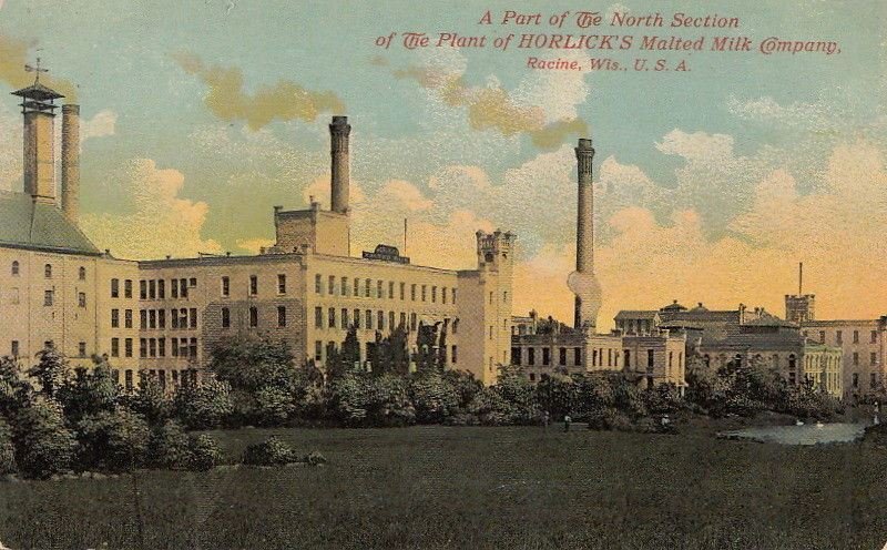 Advertising Postcard North Section Plant Horlick's Malted Milk Co Racine WI