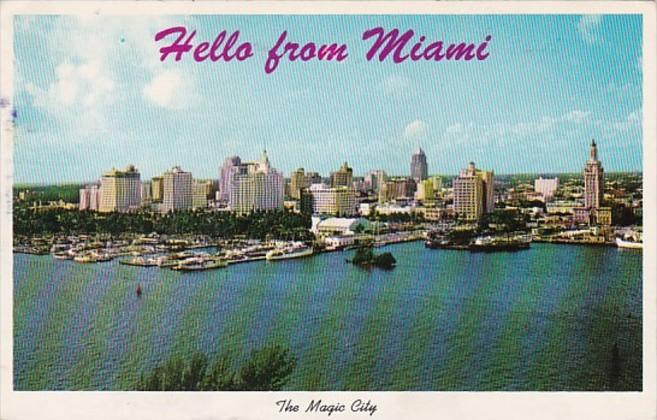 Florida Miami Skyline 1960