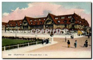 Deauville - Normandy Hotel - Old Postcard