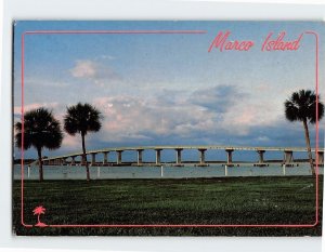 Postcard The Marco Island Bridge Florida USA