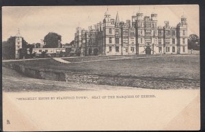 Lincolnshire Postcard- Burghley House By Stamford Town,Marquess of Exeter RS2901