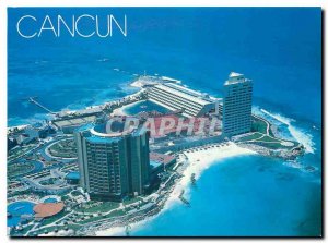 Modern Postcard Cancun Q Roo Mexico Camino Real Hotels Y Hyatt Regency in Cos...