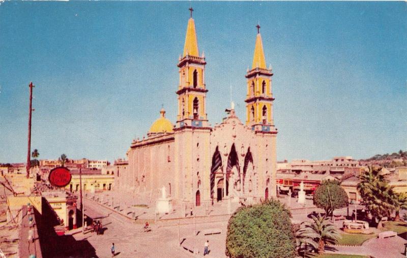 MAZATLAN SINALOA MEXICO LA BASILICA de la INMACULADA CONCEPCION POSTCARD 1960s