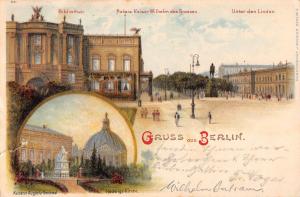 BG19205 gruss aus berlin germany litho