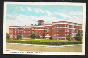 City Memorial Hospital Winston Salem NC Used c1926