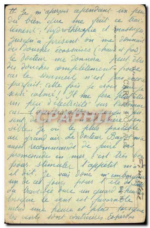 Old Postcard Roscoff The Church