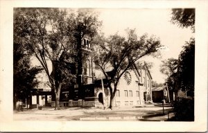 Real Photo Postcard Congregational Church in Moline, Illinois~273