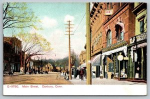 Danbury  Connecticut  Main Street  Postcard