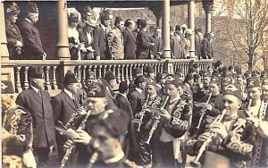 Machias ME Parade Band RPPC Postcard