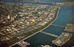 Aerial View of downtown - Corpus Christi, Texas