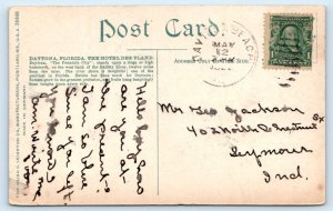 Daytona Florida - Hotel Des Pland Postcard