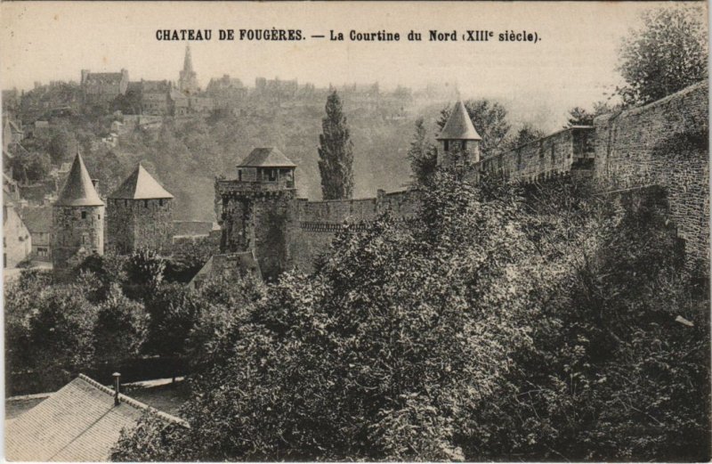 CPA Fougeres La courtine du nord (1237527)