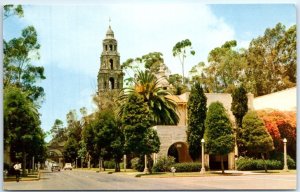 Postcard - Plaza De Panama And California Tower, Balboa Park - San Diego, CA