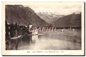 Lake Geneva - The Banks Lake - Old Postcard