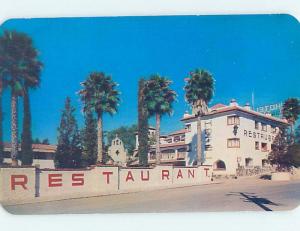 Unused Pre-1980 RESTAURANT SCENE Zimapan - Hidalgo Mexico B8171