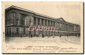 Paris Old Postcard Colonnade