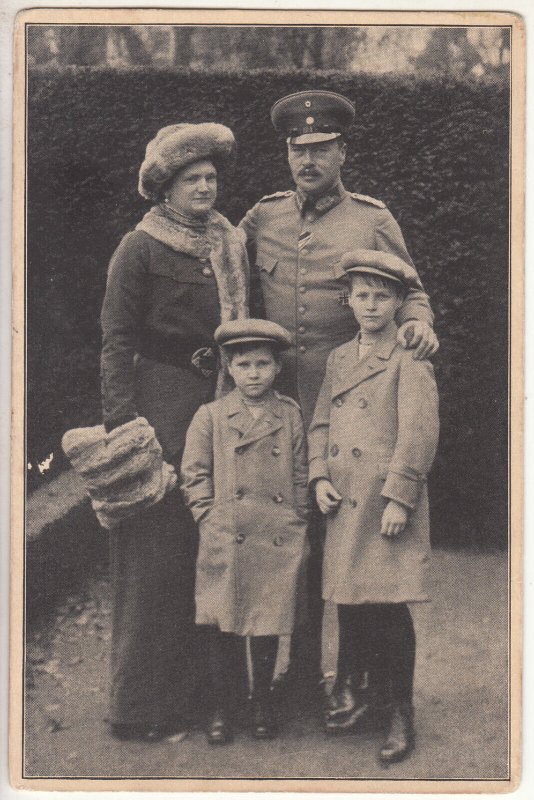 Grand Duke of Hesse and Rhine ERNST LUDWIG with wife princess ELEONORE c.1914