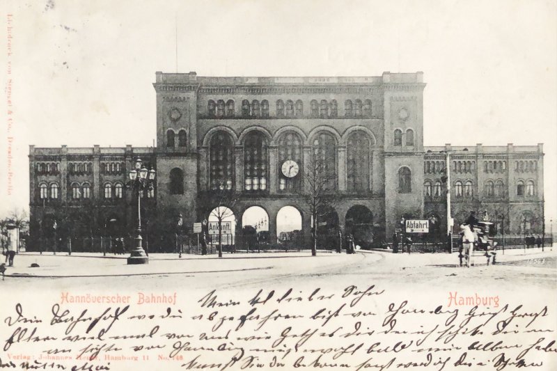 1902 Stengel PostCard #148 Hamburg