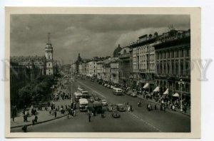 487755 1954 Leningrad Nevsky prospect bus trolleybus cars ed. 15000 LFH photo