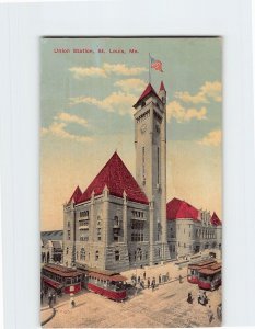 Postcard Union Station St. Louis Missouri USA