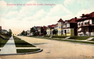 Washington Seattle Residence Street On Capitol Hill