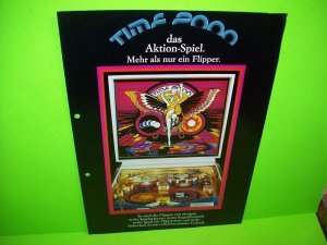 TIME 2000 Lowen-Automaten German Text Original 1977 Pinball Machine Flyer